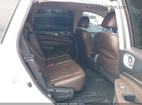 5N1DL0MN3HC528698 2017 INFINITI QX60 White VIN კოდის სტიკერის ხედი