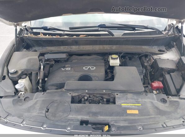 5N1DL0MN3HC528698 2017 INFINITI QX60 White უკანა ხედი