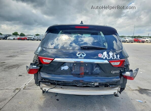 5N1DL0MN3HC542634 2017 INFINITI QX60 Black Vista trasera