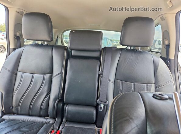 5N1DL0MN3HC542634 2017 INFINITI QX60 Black Vista de los asientos traseros