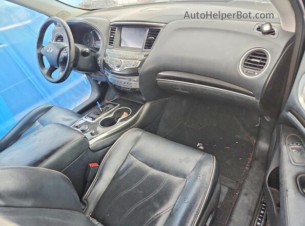 5N1DL0MN3HC542634 2017 INFINITI QX60 Black Vista del salpicadero