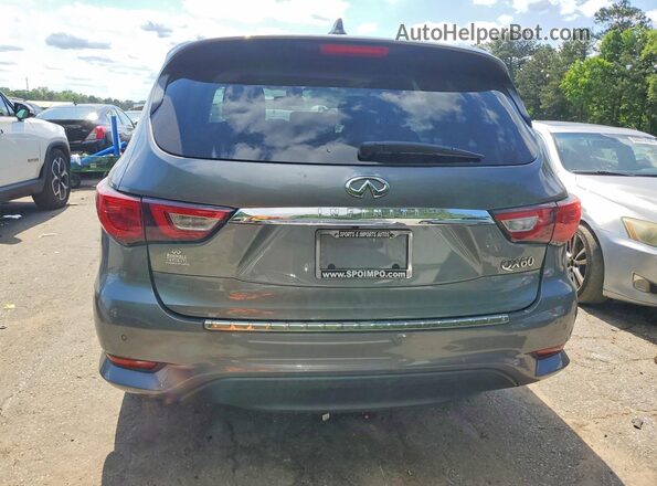 5N1DL0MN3JC501779 2018 INFINITI QX60 Серебряный Вид сзади