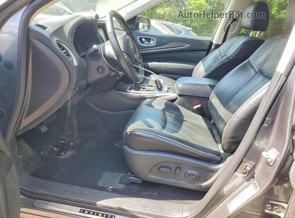 5N1DL0MN3JC501779 2018 INFINITI QX60 Серебряный Вид салона спереди
