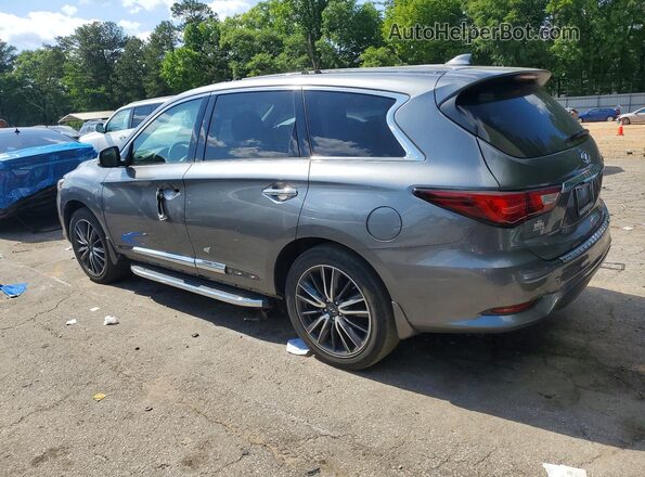 5N1DL0MN3JC501779 2018 INFINITI QX60 Серебряный Задняя левая четверть