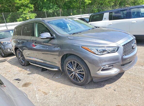 5N1DL0MN3JC501779 2018 INFINITI QX60 Серебряный Передняя правая четверть