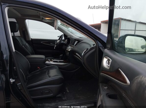 5N1DL0MN3KC521595 2019 INFINITI QX60 Синий Вид салона спереди
