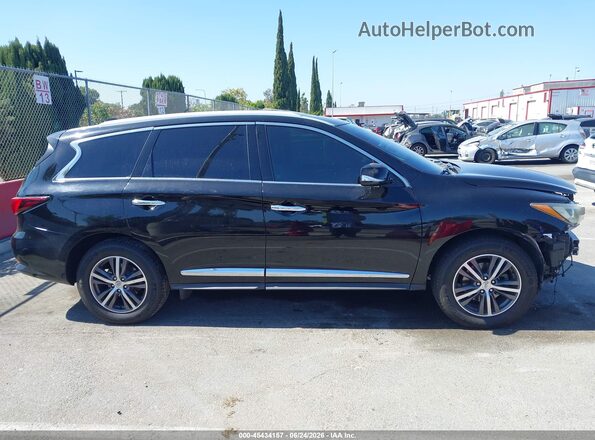 5N1DL0MN3KC554001 2019 INFINITI QX60 Black Панорамний вид салону 360°