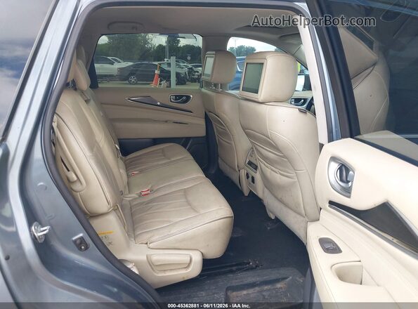 5N1DL0MN4HC501316 2017 INFINITI QX60 Blue VIN კოდის სტიკერის ხედი
