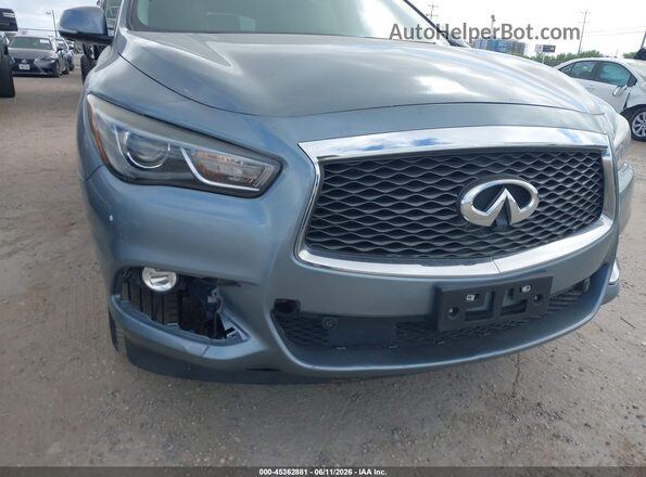 5N1DL0MN4HC501316 2017 INFINITI QX60 Blue წინა ხედი