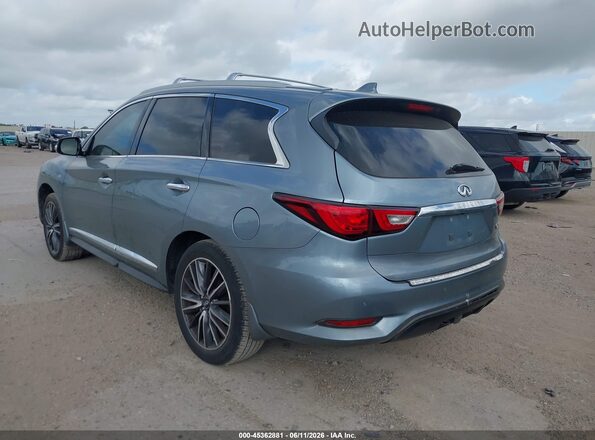 5N1DL0MN4HC501316 2017 INFINITI QX60 Blue უკანა მარცხენა