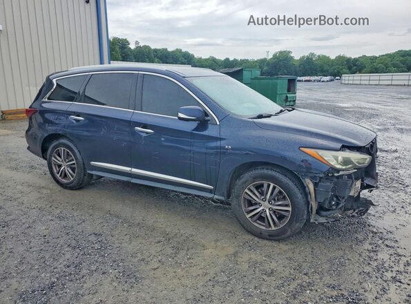 5N1DL0MN4JC503525 2018 INFINITI QX60 Blue Przód prawy
