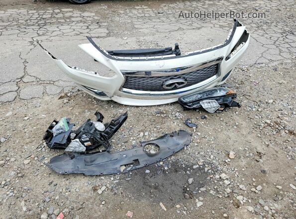 5N1DL0MN4JC512001 2018 INFINITI QX60 White VIN կոդի պիտակի տեսք
