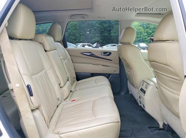5N1DL0MN4JC512001 2018 INFINITI QX60 White Սալոնի հետևի տեսք