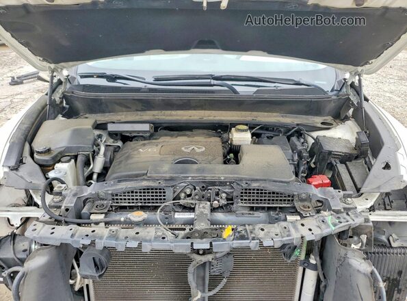 5N1DL0MN4JC512001 2018 INFINITI QX60 White Շարժիչի բաժամունքի տեսք