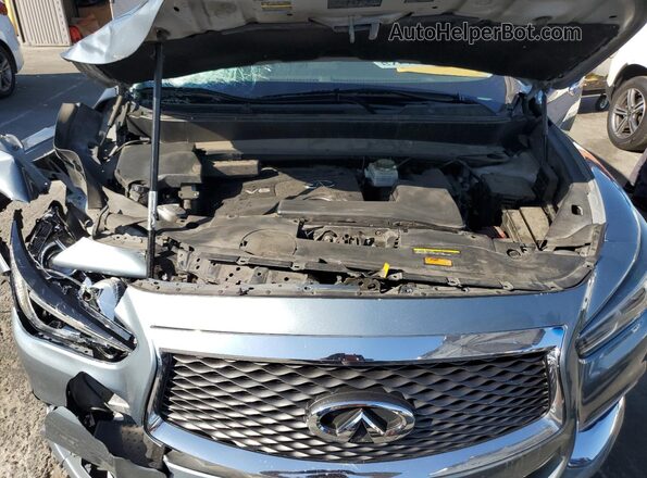 5N1DL0MN4JC529090 2018 INFINITI QX60 Blue Вид підкапотного простору