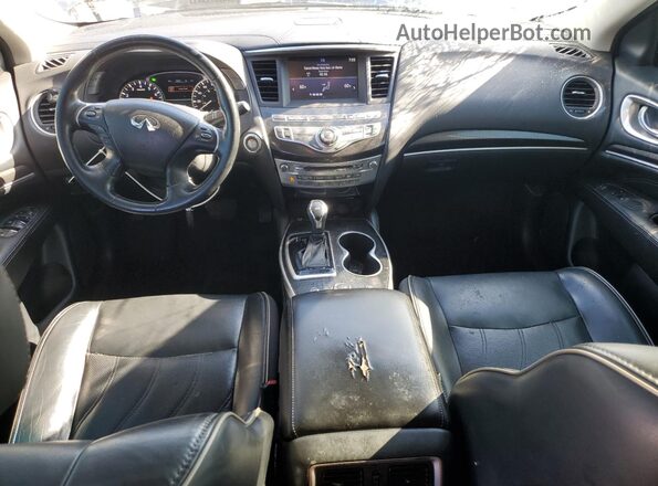 5N1DL0MN4JC529090 2018 INFINITI QX60 Blue Вид панелі приладів
