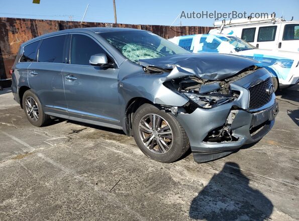5N1DL0MN4JC529090 2018 INFINITI QX60 Blue Передня права чверть