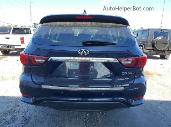 5N1DL0MN4JC531440 2018 INFINITI QX60 Blue Vista trasera