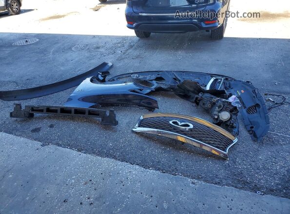 5N1DL0MN4JC531440 2018 INFINITI QX60 Blue Vista de la etiqueta del VIN