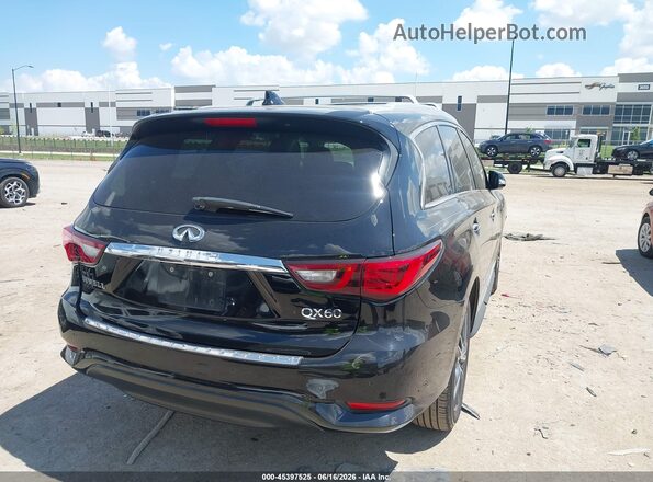 5N1DL0MN4KC523677 2019 INFINITI QX60 Black Tył prawy