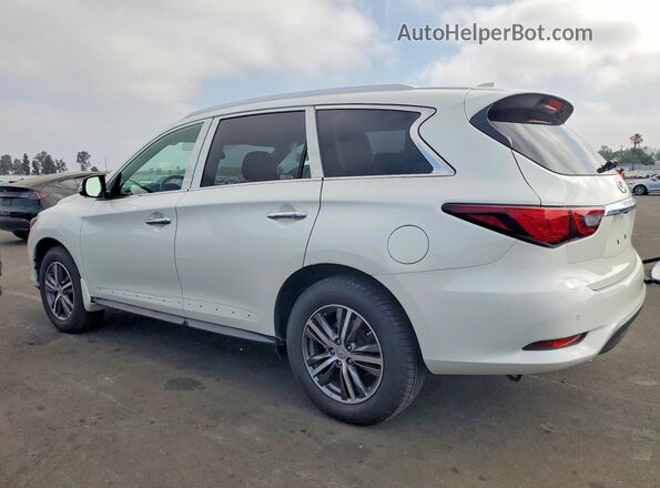 5N1DL0MN4KC531732 2019 INFINITI QX60 White Հետևի ձախ