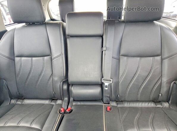 5N1DL0MN4KC531732 2019 INFINITI QX60 White Հետևի նստատեղերի տեսք