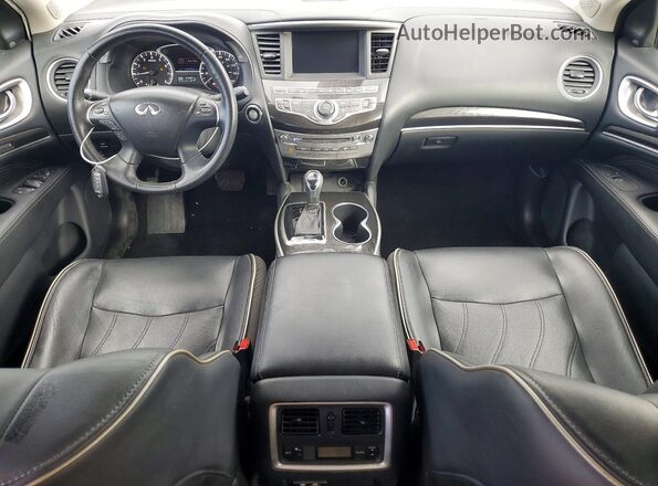5N1DL0MN4KC531732 2019 INFINITI QX60 White Առջևի վահանակի տեսք