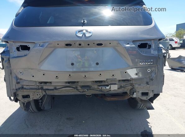 5N1DL0MN4KC557795 2019 INFINITI QX60 Gray Vista frontal