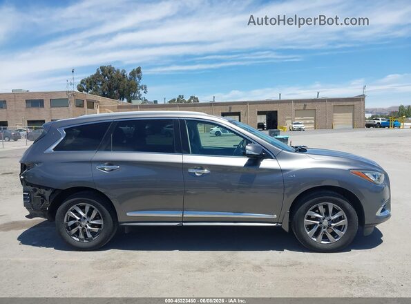 5N1DL0MN4KC557795 2019 INFINITI QX60 Gray Vista interior de 360 grados