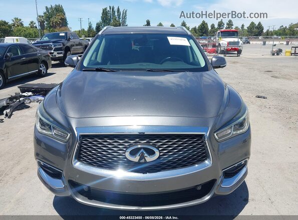 5N1DL0MN4KC557795 2019 INFINITI QX60 Gray Vista interior trasera