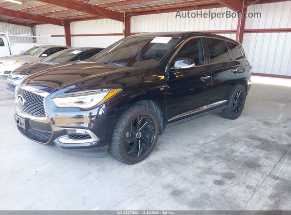 5N1DL0MN4LC524605 2020 INFINITI QX60 Black Front left