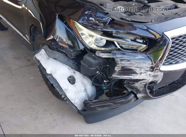 5N1DL0MN4LC524605 2020 INFINITI QX60 Black Front view