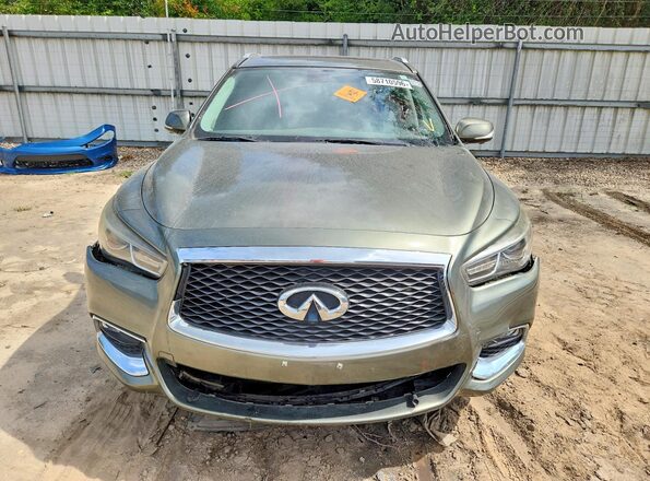 5N1DL0MN5HC501714 2017 INFINITI QX60 Green Vista frontal