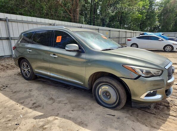 5N1DL0MN5HC501714 2017 INFINITI QX60 Green Delantero derecho