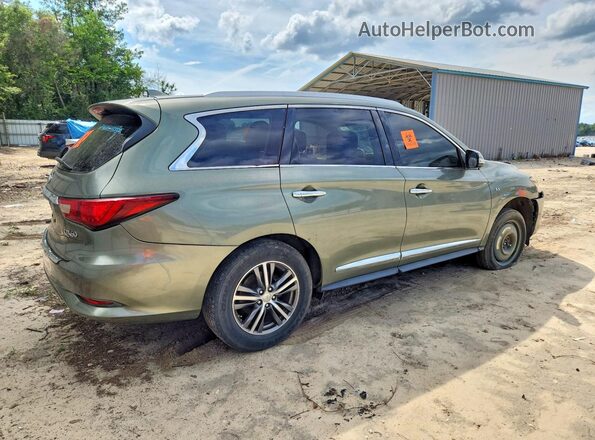 5N1DL0MN5HC501714 2017 INFINITI QX60 Green Trasero derecho