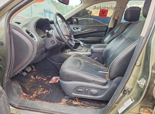 5N1DL0MN5HC501714 2017 INFINITI QX60 Green Vista interior delantera
