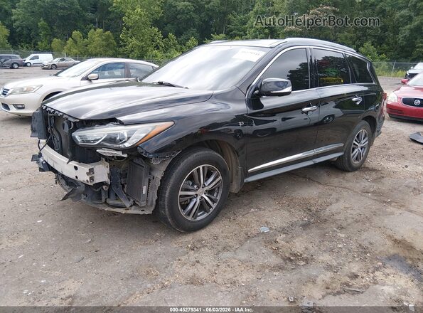 5N1DL0MN5HC517976 2017 INFINITI QX60 Черный Передняя левая четверть
