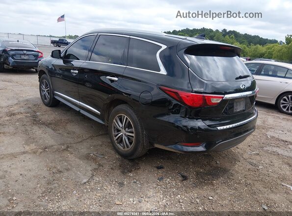 5N1DL0MN5HC517976 2017 INFINITI QX60 Черный Задняя левая четверть