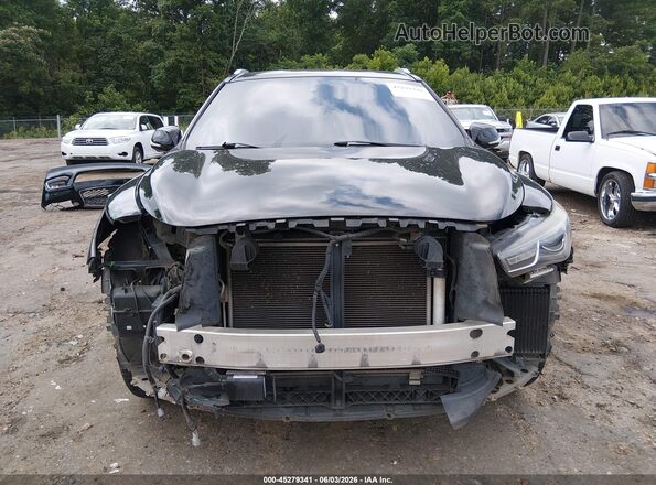 5N1DL0MN5HC517976 2017 INFINITI QX60 Черный Вид задней части салона