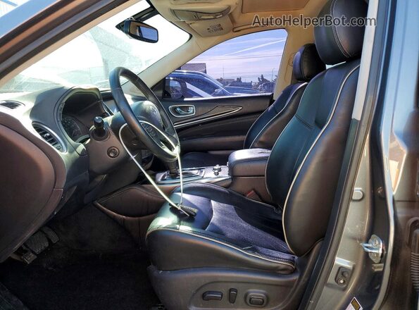 5N1DL0MN5JC512864 2018 INFINITI QX60 Gray Вид салону спереду