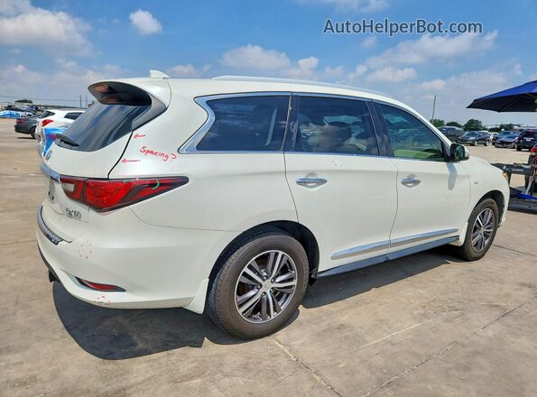 5N1DL0MN5KC514244 2019 INFINITI QX60 White Հետևի աջ