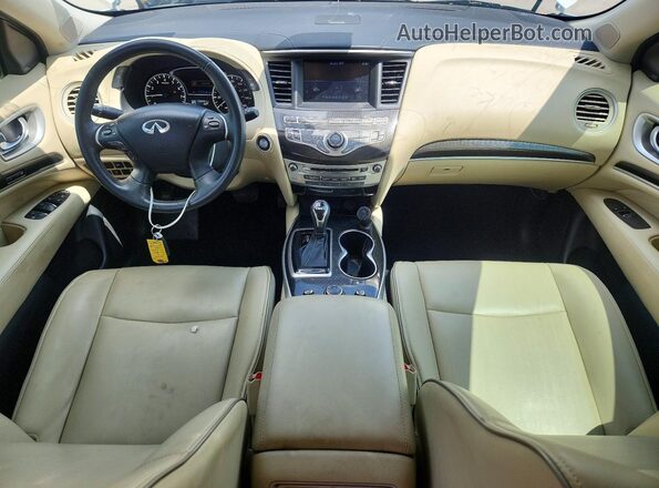 5N1DL0MN5KC514244 2019 INFINITI QX60 White Առջևի վահանակի տեսք