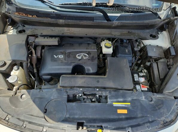 5N1DL0MN5KC514244 2019 INFINITI QX60 White Սալոնի հետևի տեսք