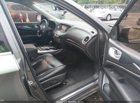 5N1DL0MN5KC549253 2019 INFINITI QX60 Gray Widok wnętrza z przodu