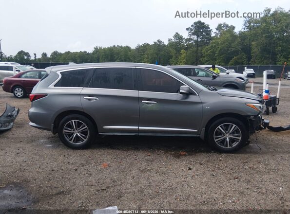 5N1DL0MN5KC549253 2019 INFINITI QX60 Gray Widok wnętrza 360 stopni