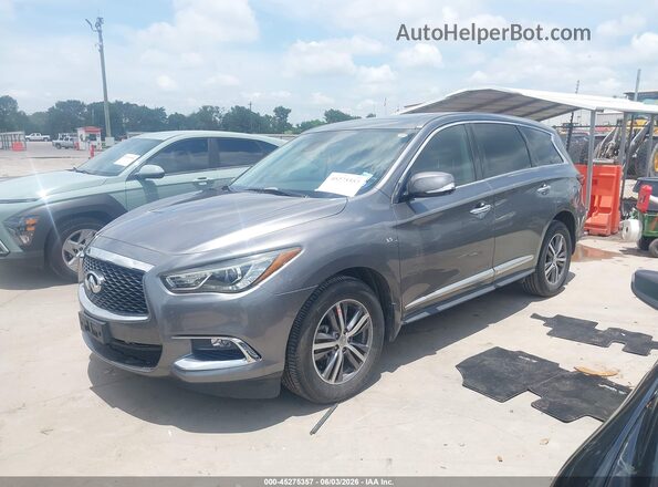 5N1DL0MN5LC523348 2020 INFINITI QX60 Gray Front left