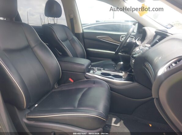 5N1DL0MN5LC523348 2020 INFINITI QX60 Gray Front interior view