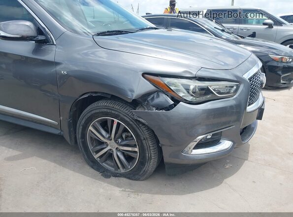 5N1DL0MN5LC523348 2020 INFINITI QX60 Gray Front view