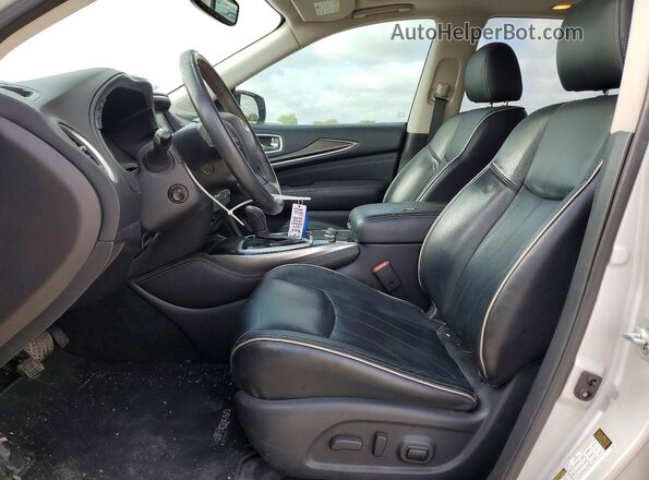 5N1DL0MN6HC524662 2017 INFINITI QX60 Silver Widok wnętrza z przodu