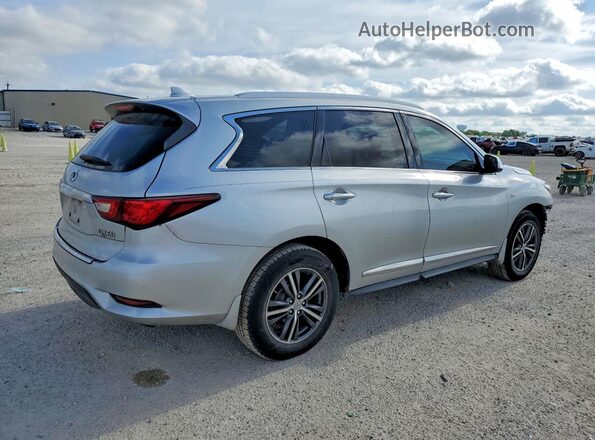 5N1DL0MN6HC524662 2017 INFINITI QX60 Silver Tył prawy